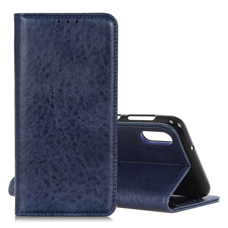 Custodia portafoglio in pelle per Galaxy A70 con chiusura magneti