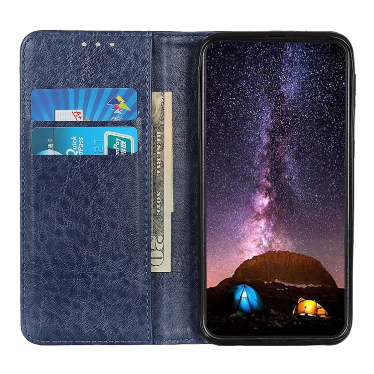 Custodia portafoglio in pelle per Galaxy A70 con chiusura magneti