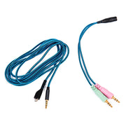 ZS0158 Spina dritta + cavo adattatore Cavo audio per cuffie da gioco per SteelSeries Arctis 3/5/7, Straight Plug + Adapter Cable
