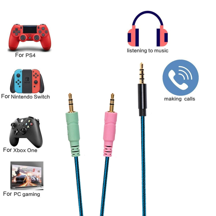 ZS0158 Spina dritta + cavo adattatore Cavo audio per cuffie da gioco per SteelSeries Arctis 3/5/7, Straight Plug + Adapter Cable