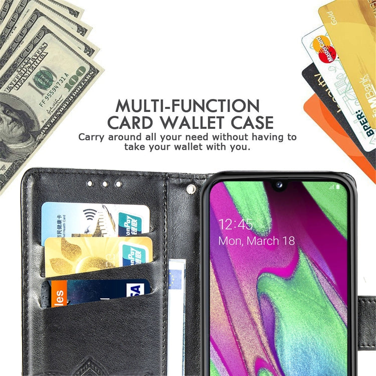 Custodia portafoglio in pelle per Samsung Galaxy A40