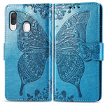 Custodia portafoglio in pelle per Samsung Galaxy A40