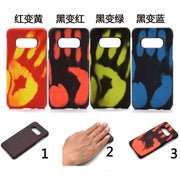 Custodia in pelle con sensore termico per Galaxy S10