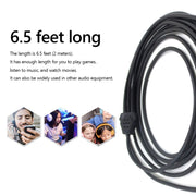 ZS0224 Cavo audio per cuffie a 3 poli per SteelSeries Arctis 3/5/7/Pro, ZS0224