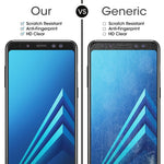 Pellicola vetro temperato per Galaxy A8+ 2018 0,26 mm 9H