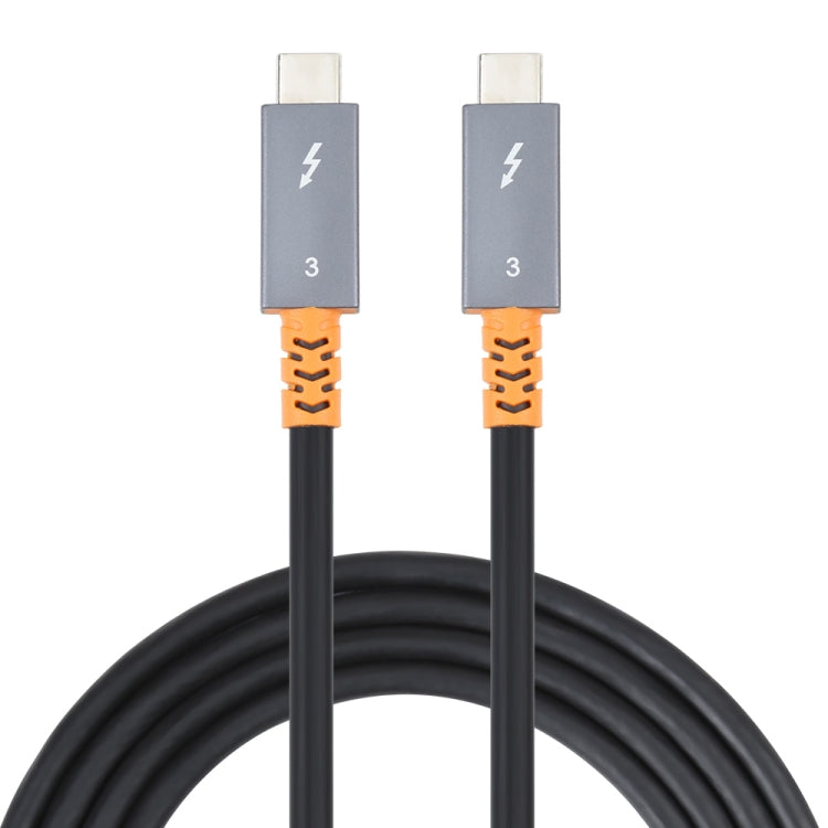 9049 Cavo dati bicolore da USB-C/Type-C maschio a USB-C/Type-C maschio da 100 W Cavo audio video 4K per Thunderbolt 3, Lunghezza cavo: 1,5 m, 1.5m