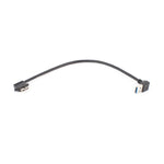 Cavo dati di ricarica USB 3.0 da gomito superiore maschio a micro USB 3.0 da 2 pezzi, lunghezza cavo: 27 cm, Upper Elbow