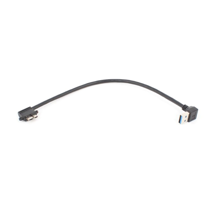 Cavo dati di ricarica USB 3.0 da gomito superiore maschio a micro USB 3.0 da 2 pezzi, lunghezza cavo: 27 cm, Upper Elbow