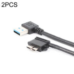 Cavo USB 3.0 a Micro USB 3.0 gomito destro 27 cm 2 pezzi
