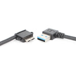 Cavo USB 3.0 a Micro USB 3.0 gomito destro 27 cm 2 pezzi