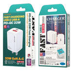 Caricabatterie rapido WK WP-U140 33W USB-C