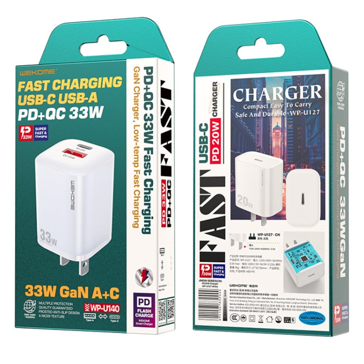 Caricabatterie rapido WK WP-U140 33W USB-C