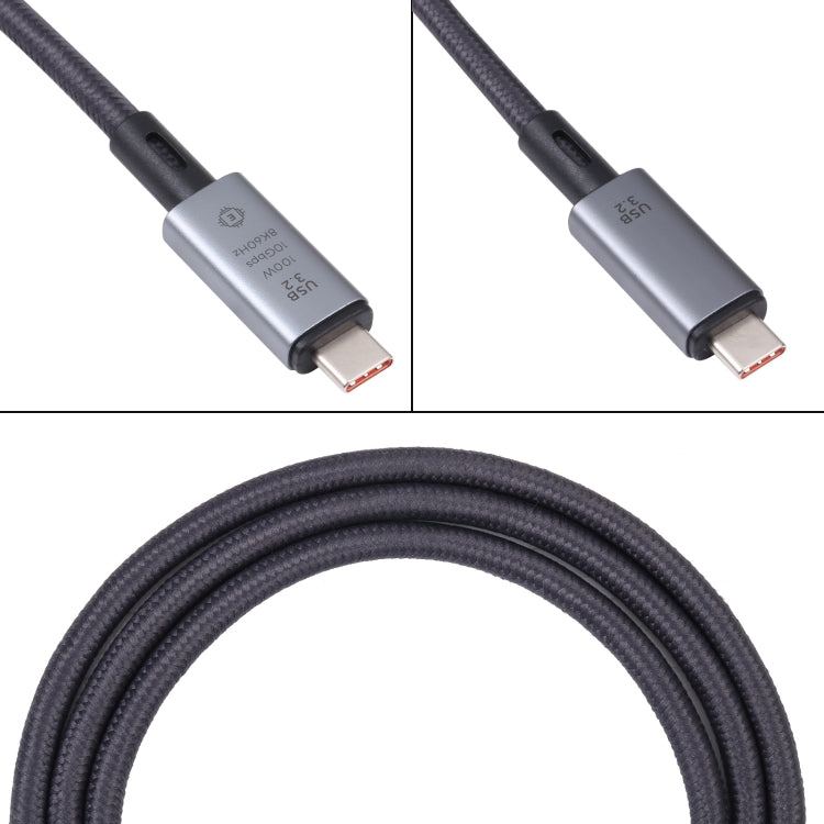 Cavo USB-C a USB-C 10 Gbps 8K 1 metro compatibile USB 3.2
