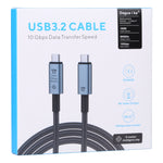 Cavo USB-C a USB-C 10 Gbps 8K 1 metro compatibile USB 3.2