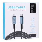 Cavo video da USB-C/Type-C a USB-C/Type-C da 40 Gbps 8K compatibile con USB 4, lunghezza: 1 m, 40Gbps Type-C to Type-C