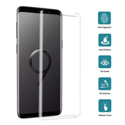 Pellicola vetro temperato 9H bordo curvo 3D per Galaxy S9+