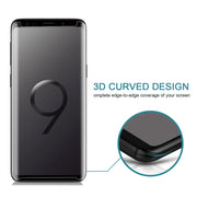 Pellicola vetro temperato 9H bordo curvo 3D per Galaxy S9+