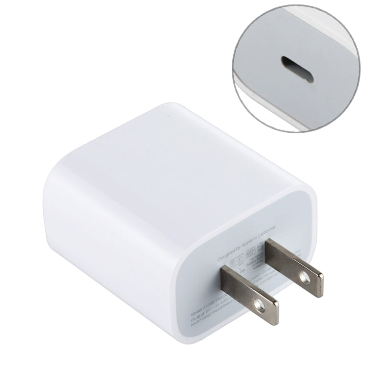 Adattatore ricarica rapida USB-C 20W spina UE