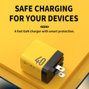 Caricabatterie GaN 40W USB-C WK WP-U128