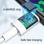Cavo dati a ricarica rapida WK WDC-175 da USB-C/Type-C a USB/Type-C da 120 W, lunghezza: 1,2 m