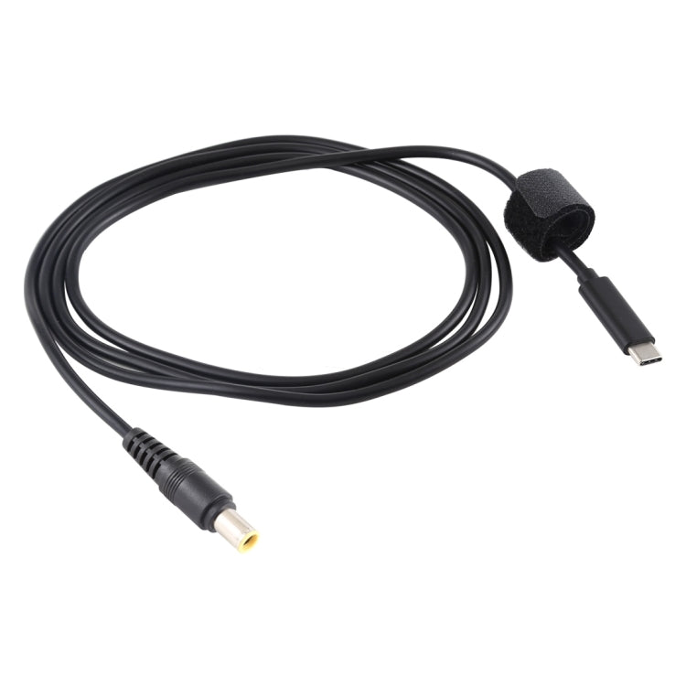 Per cavo di ricarica per laptop Lenovo USB-C / Type-C da 7,9 x 5,5 mm, lunghezza cavo: circa 1,5 m, Type-C to 7.9 x 5.5mm
