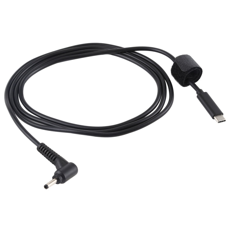 Cavo di ricarica per alimentazione laptop da USB-C/Type-C a 3,0 x 1,0 mm, lunghezza cavo: circa 1,5 m, Type-C to 3.0 x 1.1mm