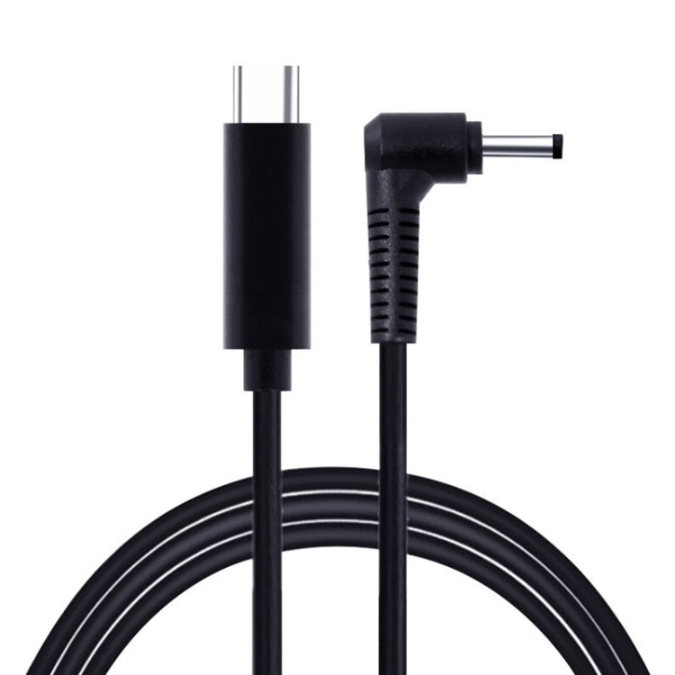 Cavo di ricarica per alimentazione portatile da USB-C/Type-C a 4,0 x 1,7 mm, lunghezza cavo: circa 1,5 m, Type-C to 4.0 x 1.7mm Bullet Head