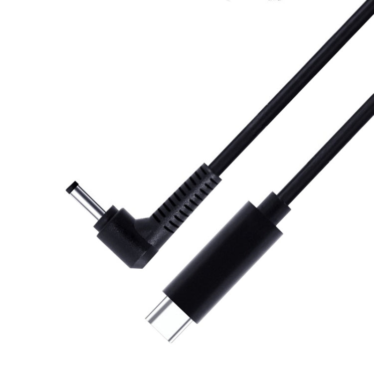 Cavo di ricarica per alimentazione portatile da USB-C/Type-C a 4,0 x 1,7 mm, lunghezza cavo: circa 1,5 m, Type-C to 4.0 x 1.7mm Bullet Head