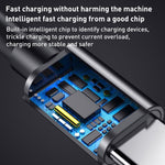 Cavo di ricarica per alimentazione portatile da USB-C/Type-C a 4,0 x 1,7 mm, lunghezza cavo: circa 1,5 m, Type-C to 4.0 x 1.7mm Bullet Head