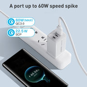 Adattatore di alimentazione per caricabatterie rapido MOMAX UM30 PD 67 W, presa UK, UK Plug