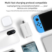 Adattatore di alimentazione per caricabatterie rapido MOMAX UM30 PD 67 W, presa UK, UK Plug