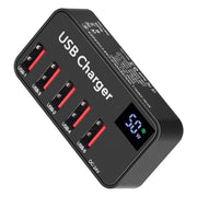 Caricabatterie rapido USB 12V con display digitale