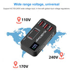 Caricabatterie rapido 5 in 1 DC 24V con 3 porte USB