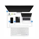 Tastiera Bluetooth wireless universale con copritastiera