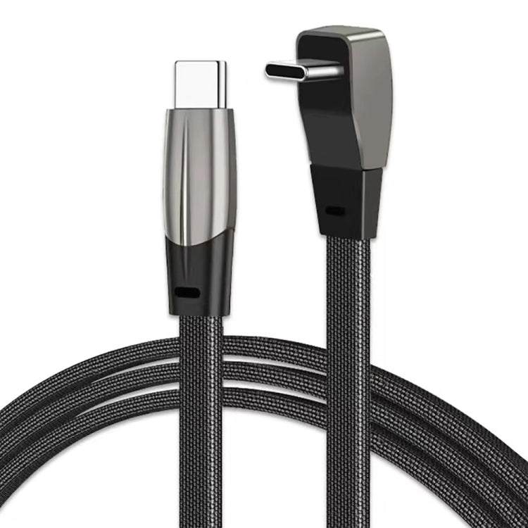 Cavo dati USB-C a doppio gomito 60W 1,2 m per smartphone