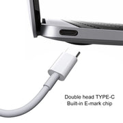 Cavo di ricarica rapida USB-C/Type-C maschio PD 5A a USB-C/Type-C maschio, lunghezza cavo: 2 m, 2m