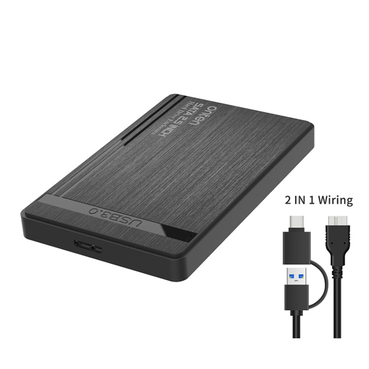 Custodia per disco rigido esterno Onten UHD1 da 12,5 pollici con cavo 2 in 1, UHD1