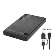 Custodia per disco rigido esterno Onten UHD1 da 12,5 pollici con cavo 2 in 1, UHD1