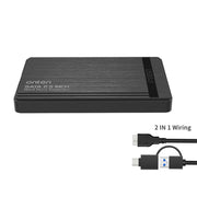 Custodia per disco rigido esterno Onten UHD1 da 12,5 pollici con cavo 2 in 1, UHD1