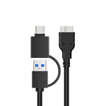 Custodia per disco rigido esterno Onten UHD1 da 12,5 pollici con cavo 2 in 1, UHD1