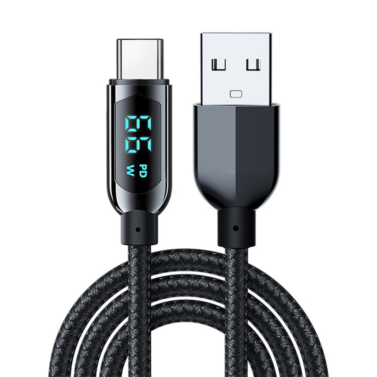 Cavo ricarica USB-C 66W 1,2 m con display digitale