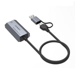 Onten UE101 Hub USB-C 2 in 1 con porta rete Gigabit