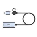 Onten UE101 Hub USB-C 2 in 1 con porta rete Gigabit
