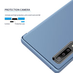 Custodia in pelle con supporto per Samsung Galaxy A70