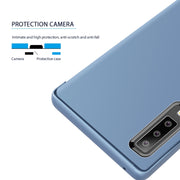 Custodia in pelle con supporto per Samsung Galaxy A70