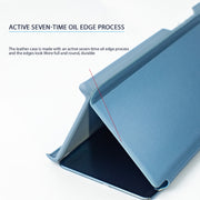 Custodia in pelle con supporto per Samsung Galaxy A70