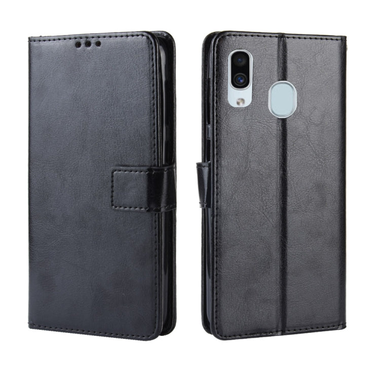 Custodia portafoglio in pelle per Galaxy A20 e A30