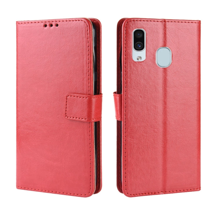 Custodia portafoglio in pelle per Galaxy A20 e A30