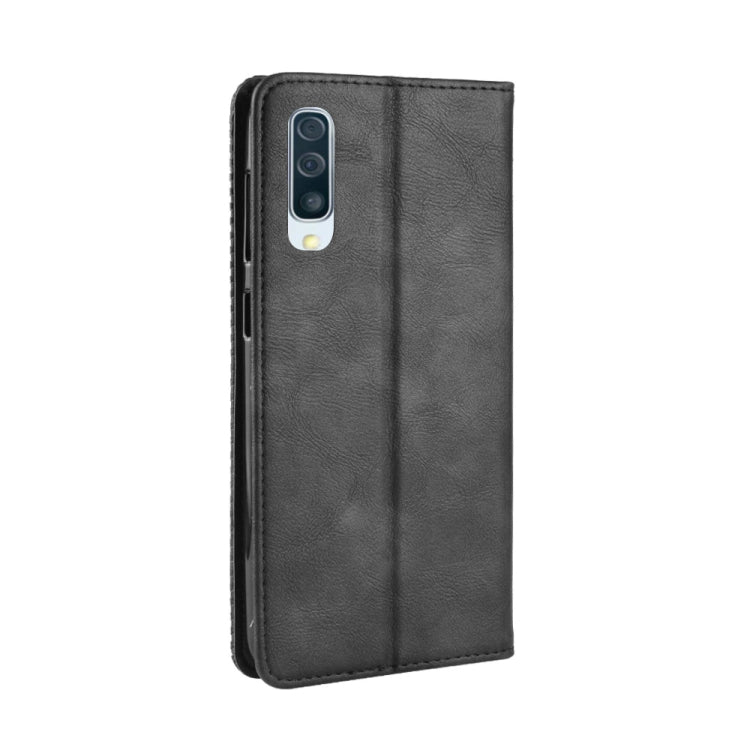 Custodia portafoglio in pelle per Galaxy A70 con chiusura magneti