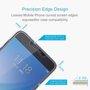 Pellicola in vetro temperato 9H per Galaxy C7 Pro 10 pezzi